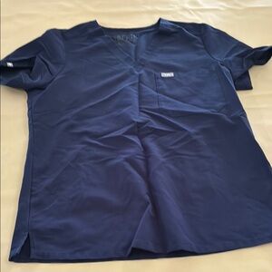 Figs women’s Navy Blue Scrub Top size medium